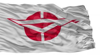 Zama City Flag, Country Japan, Kanagawa Prefecture, Isolated On White Background, 3D Rendering