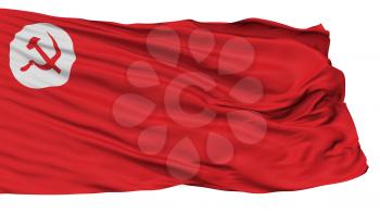 Rsp India Flag, Isolated On White Background, 3D Rendering