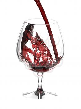 Royalty Free Photo of a Glass of Red Wine