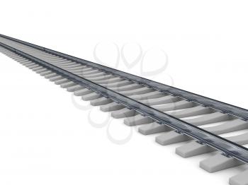 Royalty Free Clipart Image of a Railroad