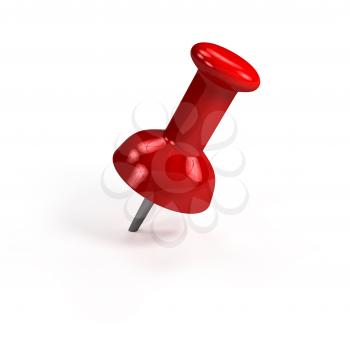 Royalty Free Clipart Image of a Thumbtack