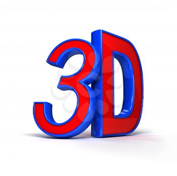 Royalty Free Clipart Image of a 3D Design