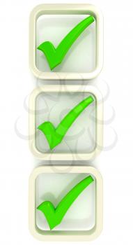 Royalty Free Clipart Image of a Checklist