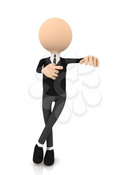 Royalty Free Clipart Image of a Businessman