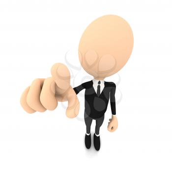 Royalty Free Clipart Image of a Businessman