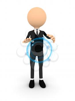 Royalty Free Clipart Image of a Person