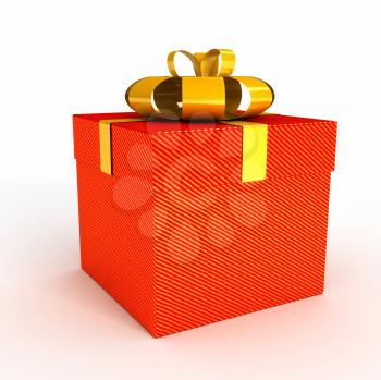 Royalty Free Clipart Image of a Present