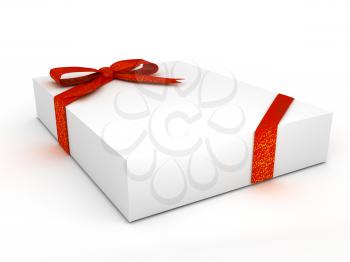 Royalty Free Clipart Image of a Present