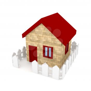 Royalty Free Clipart Image of a House