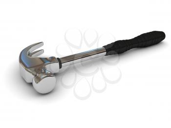 Royalty Free Clipart Image of a Hammer