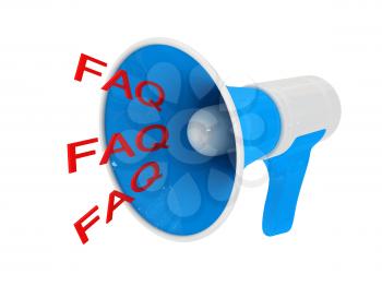 Royalty Free Clipart Image of a Megaphone