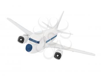 Royalty Free Clipart Image of an Airplane