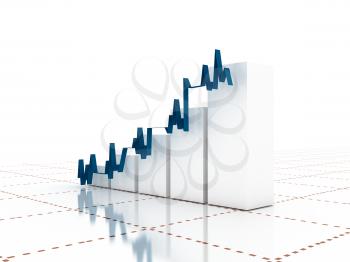 Royalty Free Clipart Image of a Graph