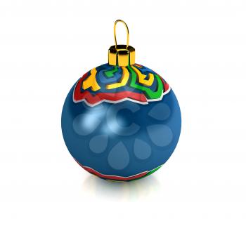 Royalty Free Clipart Image of a Christmas Ornament