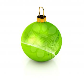 Royalty Free Clipart Image of a Christmas Ornament