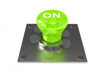 Royalty Free Clipart Image of a Button