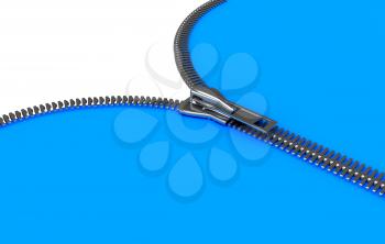 Royalty Free Clipart Image of a Zipper