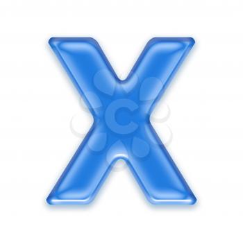 Royalty Free Clipart Image of a Letter 'X'