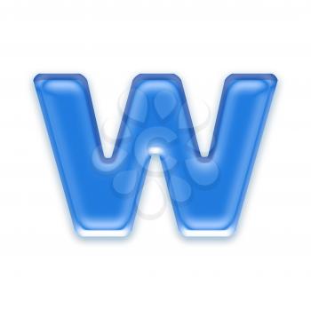 Royalty Free Clipart Image of a Letter 'w'