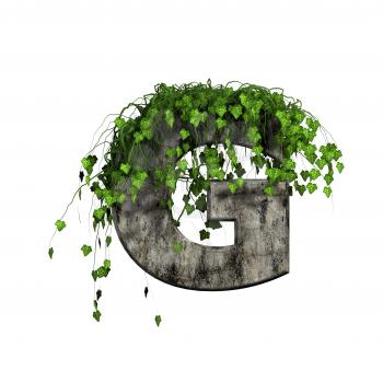 Royalty Free Clipart Image of a Letter 'G'