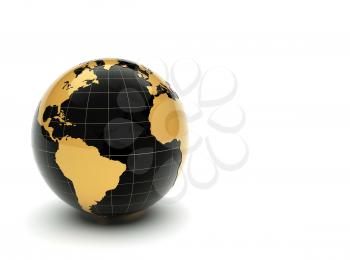 Royalty Free Clipart Image of The Earth