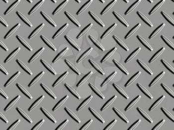 Royalty Free Clipart Image of a Diamond  Plate Metal
