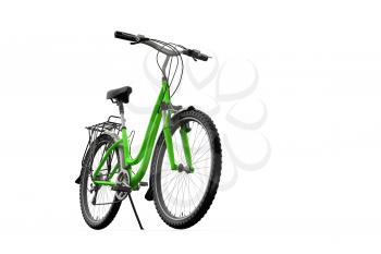 Royalty Free Clipart Image of a Mountain Bike