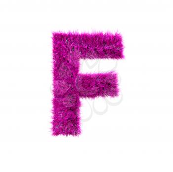 pink grass letter