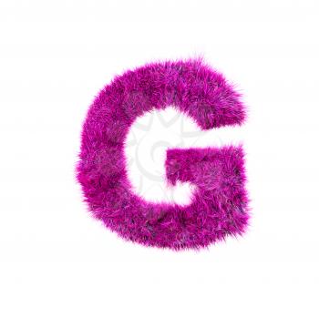 pink grass letter