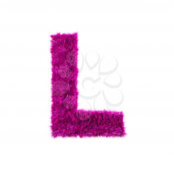 pink grass letter