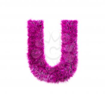 pink grass letter