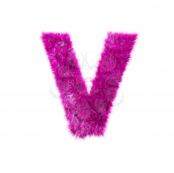 pink grass letter