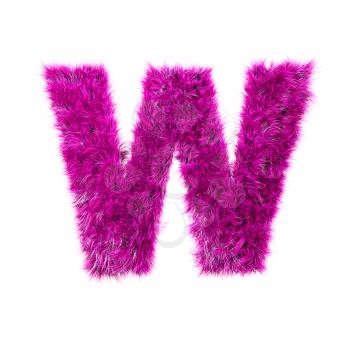 pink grass letter