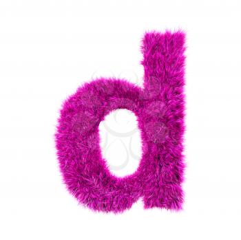 pink grass letter