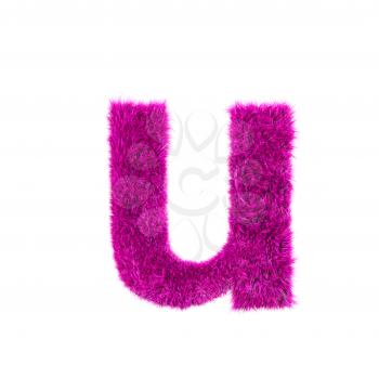 pink grass letter