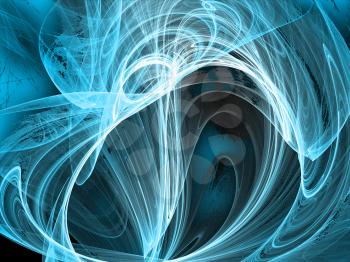 Abstract and futuristic fractal background