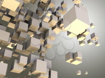 An abstract architectural structure - 3d picture