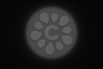 Metal speaker grill texture for using as background. Highly detailed render.