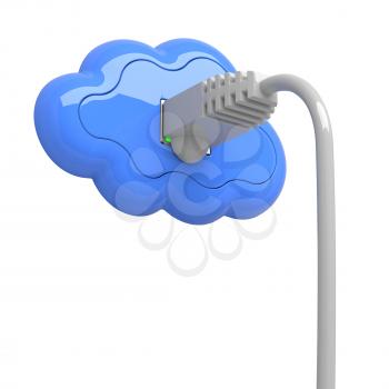 Cloud Computing Concept. The Future - Everything from Socket