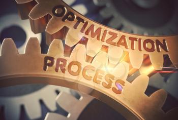 Optimization Process on the Golden Cog Gears. Optimization Process on the Mechanism of Golden Cog Gears with Glow Effect. 3D Rendering.