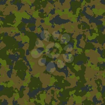 Woodland Camouflage. Seamless Tileable Texture.