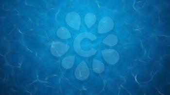 Blue water pool texture. Computer generated still.