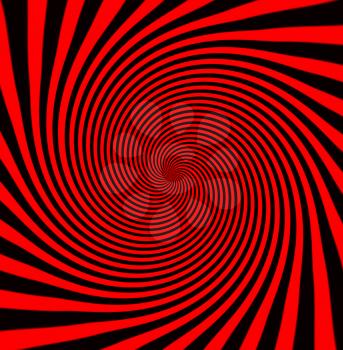 Starburst background, sunbeams going in all directions, red and black