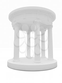 Rotunda on a white background 