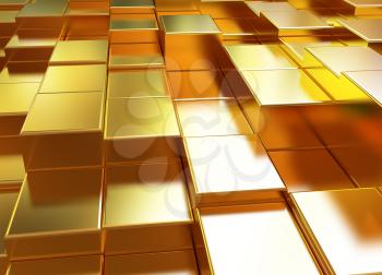 Gold urban background (close-up) 