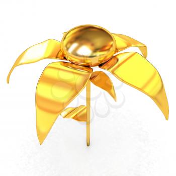 Gold flower