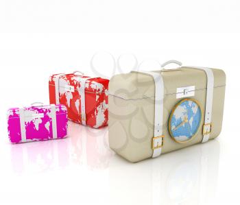 Suitcases for travel