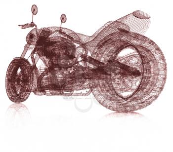 3d sport bike background