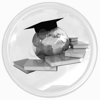 Global Education button on a white background