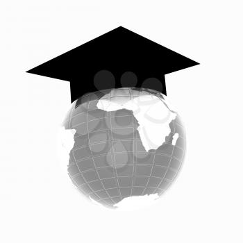 Global Education on a white background